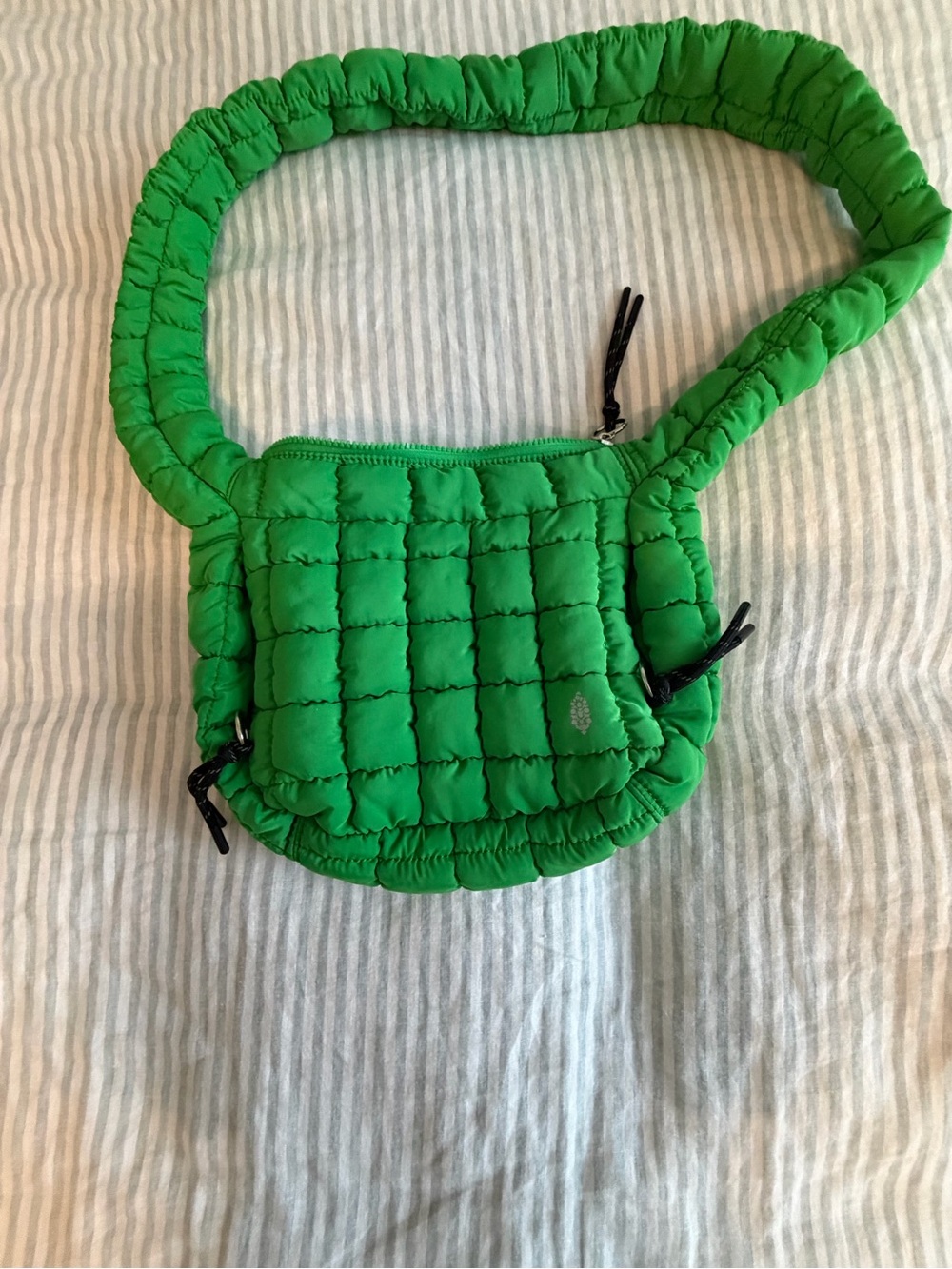 Free People Green Quilted Shoulder Bag - Women's Crossbody - Picture 3 of 7